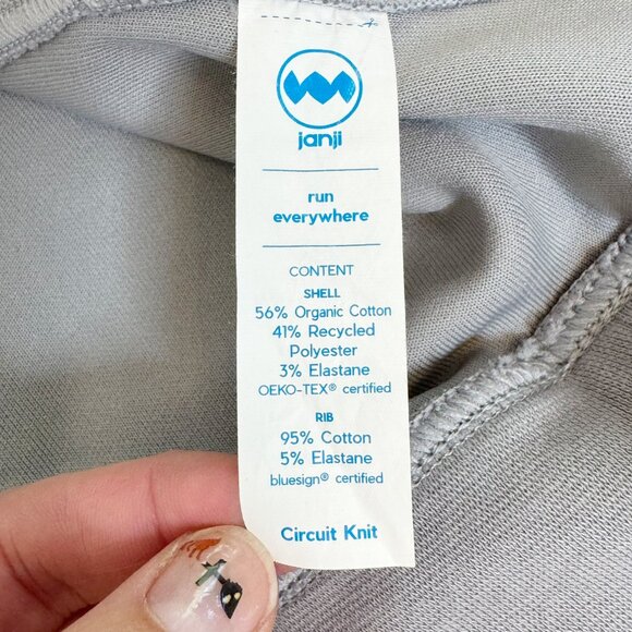 Janji Circuit Knit Hoodie – Gray – Men’s XXS - Picture 5 of 10